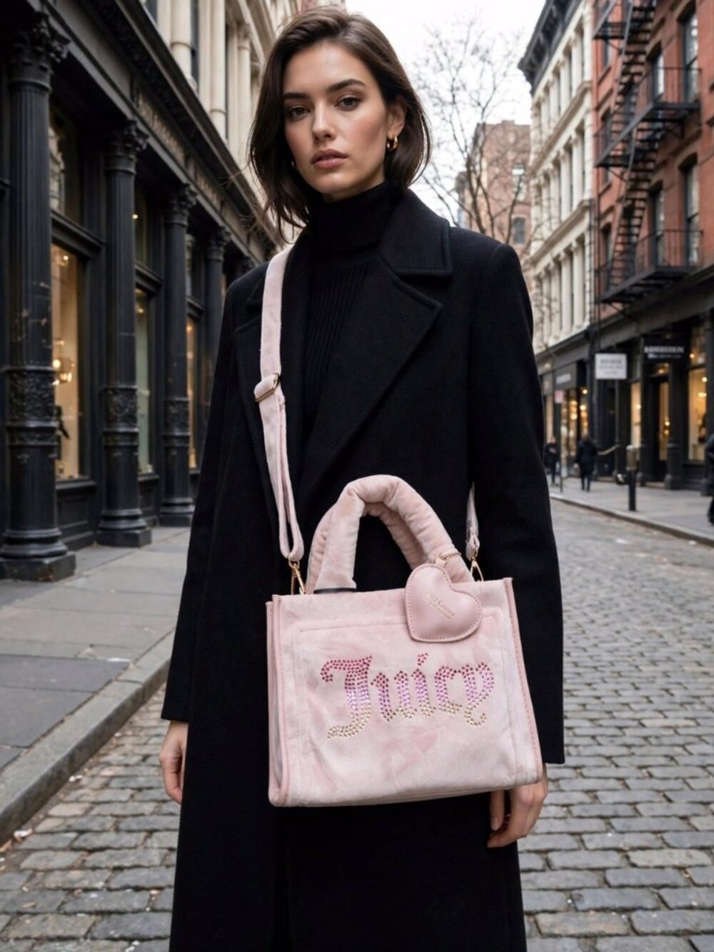 Juicy Couture Dusty Blush Big Spender Mini Tote Brand New With Tags